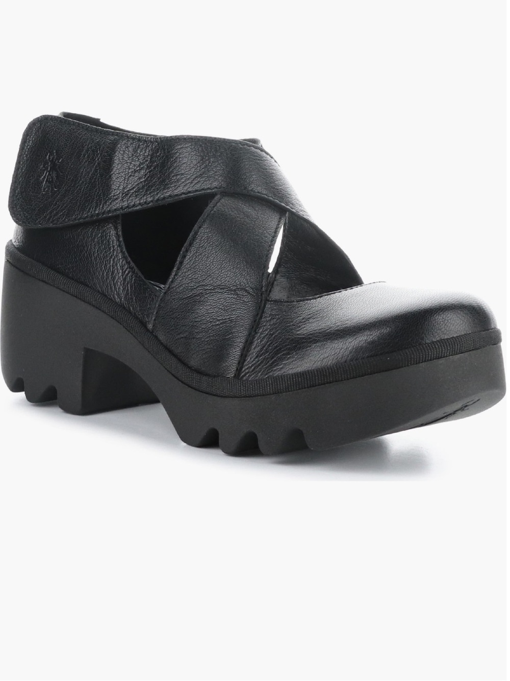 Fly London Togo 533 Leather Platform Shoes 39/9 - Picture 5 of 15